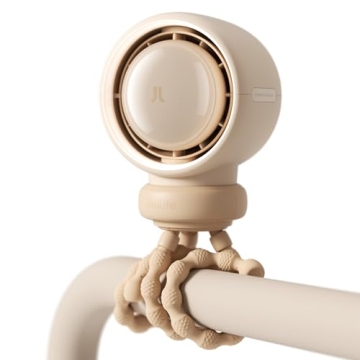 JISULIFE Stroller Fan - Bladeless & Portable Baby Fan