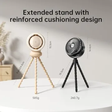 JISULIFE Stroller Fan - Bladeless & Portable Baby Fan