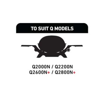 Weber Q Half Griddle Fits Q 2800N+ Grill - Versatile Cooking Tool