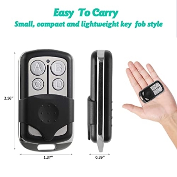 Keychain Garage Door Opener Remote,Compatible with Lift Master Chamberlain Door Opener,373LM 973LM 81LM 893LM 893MAX 890MAX 953EV/EVC,2 Pack