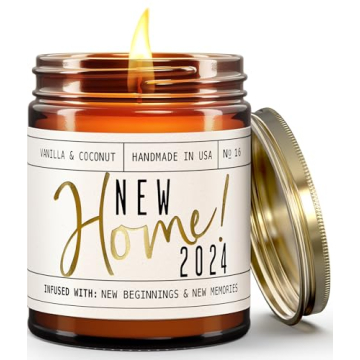 New Home Soy Candle - Vanilla & Coconut 9oz