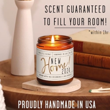 New Home Soy Candle - Vanilla & Coconut 9oz