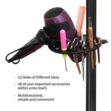 ZQIAN BEAUTY 55 Inch Metal Wig Stand Tripod for Styling