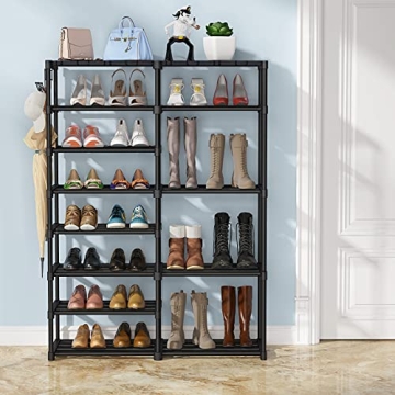 Tribesigns 8 Tiers Durable Shoe Rack for Entryway