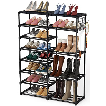 Tribesigns 8 Tiers Durable Shoe Rack for Entryway