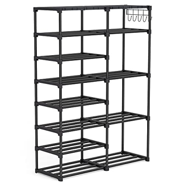Tribesigns 8 Tiers Durable Shoe Rack for Entryway