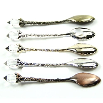 Yalulu Crystal Coffee and Tea Spoon Set for Elegant Dining