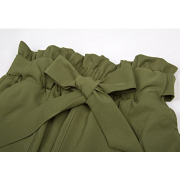 GRACE KARIN Women's High Waisted Bodycon Pants in Army Green