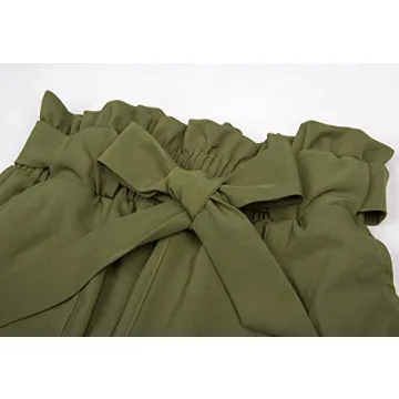 GRACE KARIN Women's High Waisted Bodycon Pants in Army Green