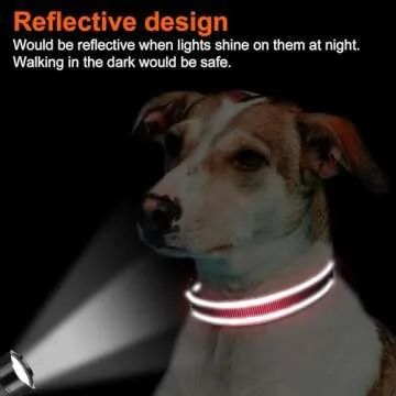 Joytale Reflective Dog Collar Adjustable Comfort and Safety