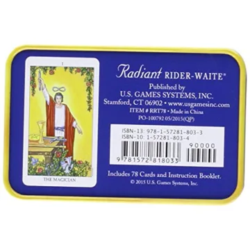 Radiant Rider-Waite Tarot Deck in a Compact Tin