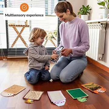 ODOXIA Sensory Mats for Autistic Children | Sensory Tiles for Kids | Sensory Wall Panel | Sensory Ma...