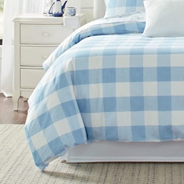 Laura Ashley Twin Duvet Cover Set - Cotton Reversible Bedding