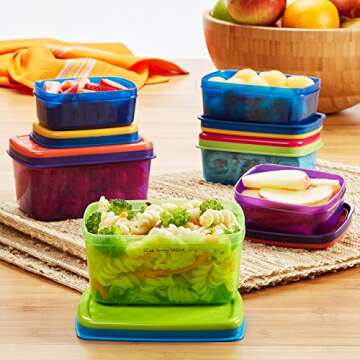Fit & Fresh Kids' Healthy Lunch Set - 14-Piece BPA-Free