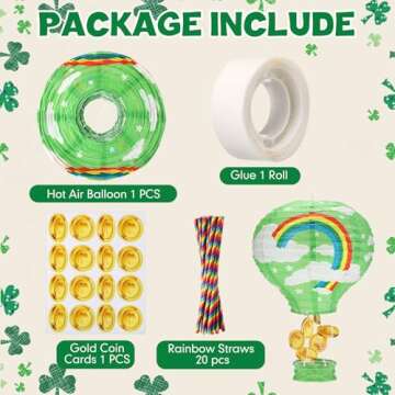Motipuns St. Patrick's Day Leprechaun Trap Kit - Fun DIY Craft for Kids