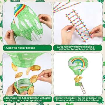 Motipuns St. Patrick's Day Leprechaun Trap Craft Kit