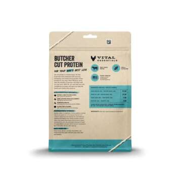 Vital Essentials Freeze Dried Raw Single Protein Dog Treats, Beef Tripe Nibs, 14 oz | Premium Qualit...