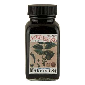 Noodler's Fountain Ink, 3 oz Bottle, Walnut (19018)