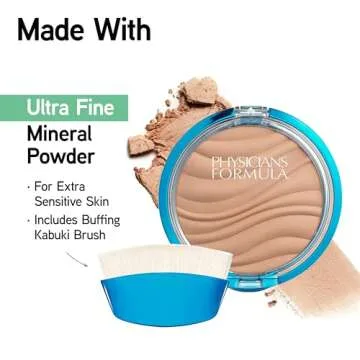 Natural Look with Physicians Formula Talc-Free pressed powder
