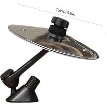 Car Cymbal for Air Vent, Funny Dashboard Drum Toy for Stress Relief – Mini Crash Cymbal for Car In...