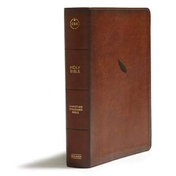 CSB Legacy Notetaking Bible, Tan LeatherTouch, Black Letter, Wide Margins, Journaling Space, Single-...