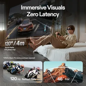 XREAL Air 2 Pro AR Glasses with 46° FOV and 120Hz Display