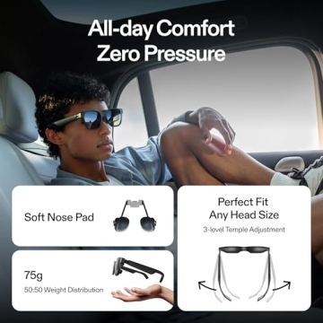XREAL Air 2 Pro AR Glasses with 46° FOV and 120Hz Display