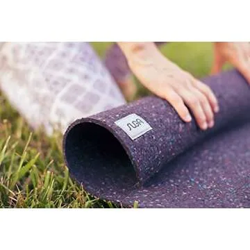 SUGA Premium 100% Recycled Yoga Mat (EXTRA LARGE) - Textured Non-Slip for Hot Yoga, Eco-Friendly, 5mm Thick, 75” x 26”, Made in USA