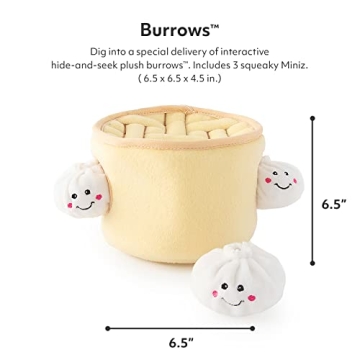 ZippyPaws Burrow Interactive Dog Toy for Happy Pets