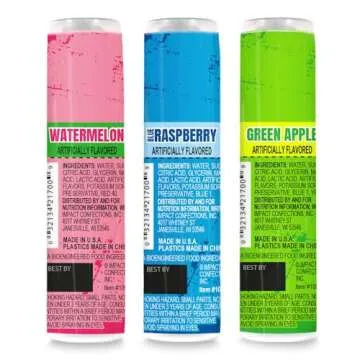WARHEADS Super Sour Candy Spray - Blue Raspberry, Green Apple, Watermelon - 3 Pack of Intense Flavor...