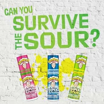 WARHEADS Super Sour Candy Spray - 3 Intense Flavors