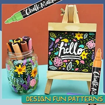 Chalkola 30 Colors Liquid Chalk Markers - Versatile & Easy to Use