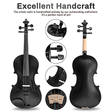 Poseidon Violin Kit for Beginners with Accessories