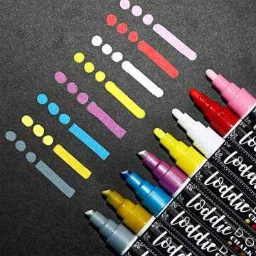 Loddie Doddie 16 Pack Liquid Chalk Markers for Art