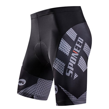 Sponeed Men's Padded Bike Shorts - Ultimate Comfort for Long Rides