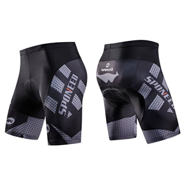 Sponeed Men's Padded Bike Shorts Comfortable Cycling Gear