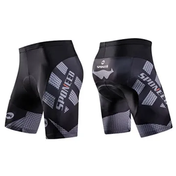 Sponeed Men's Padded Bike Shorts Comfortable Cycling Gear
