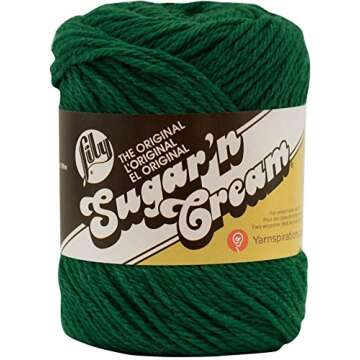Lily Sugar n' Cream Variety Assortment Holiday 6 Pack Bundle 100 Percent Cotton Medium 4 Worsted (Multicolor)