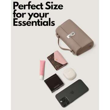 Trendy 3-in-1 Clutch Purse for Women - Vegan Leather