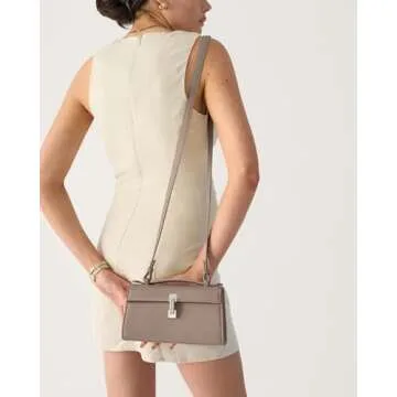 Trendy 3-in-1 Clutch Purse for Women - Vegan Leather