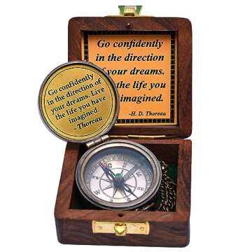 Success Chaser Compass -Unique Gifts for Men - Graduation Gift for Him -Best Graduation Gift Ideas f...