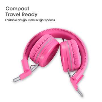 noot products Kids Headphones K22 Foldable Tangle-Free Wired