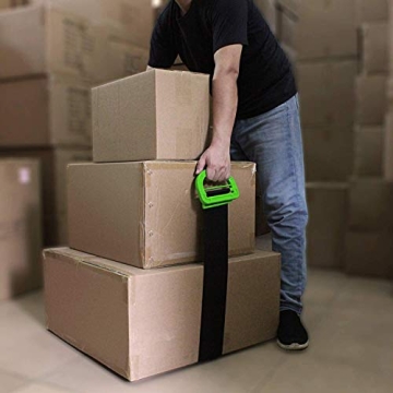 Adjustable Lifting Moving Straps for Heavy Furniture up to 500Lbs - 2 Pack