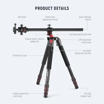 NEEWER 79 inch Tripod: Heavy-Duty DSLR Support