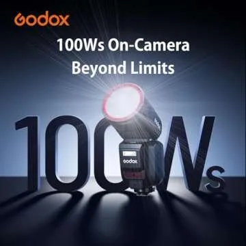 GODOX V100 S Flash for Sony - 100W Touchscreen Camera Flash