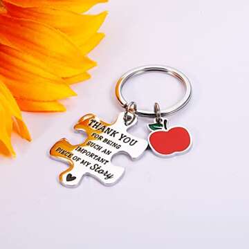 Aeonovs Teacher Appreciation Keychain - Thoughtful Gift