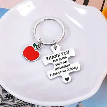 Aeonovs Teacher Appreciation Keychain - Thoughtful Gift