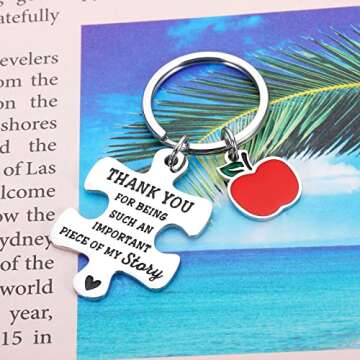 Aeonovs Teacher Appreciation Keychain - Thoughtful Gift