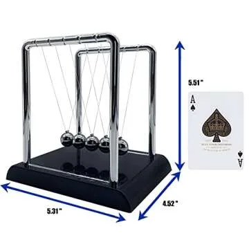 Newton's Cradle Balance Balls for Physics Fun and Relaxation