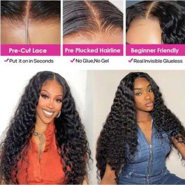 Bugtum Glueless Wigs for Easy Style 5x5 Lace Closure